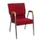 Flash Furniture Burgundy Fabric Stackable Church Chair with Arms XU-DG-60156-BUR-GG - alternate 7